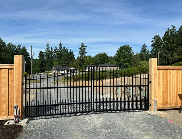Affordable Automatic Swing Gate Installation in Saanich, BC